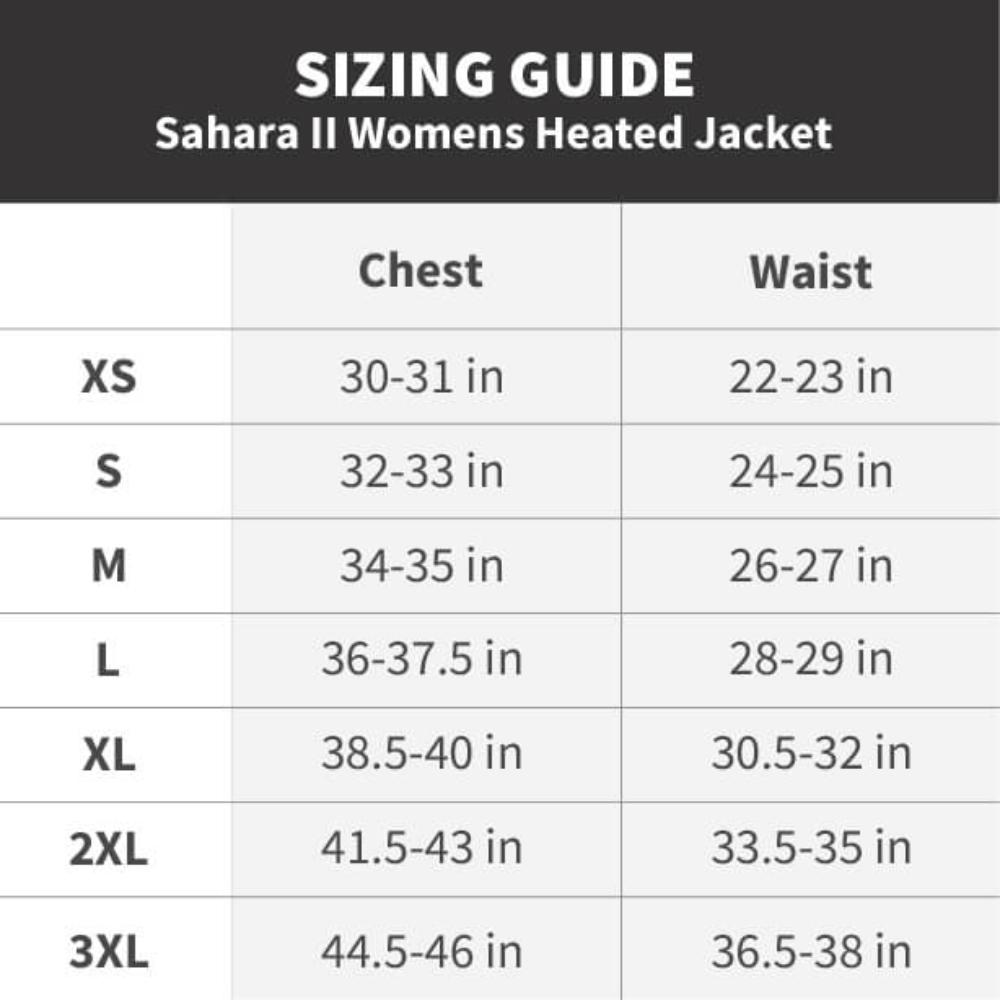Sahara II Women's Heated Jacket - OVERLANDERS Outfitter