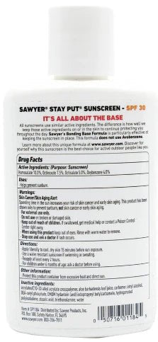 Sawyer Stay Put Bonding Base SPF 30 Sunscreen - OVERLANDERS Outfitter