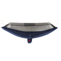 GrandTrunk Skeeter Beeter XT mosquito net hammock set up outdoors, featuring a breathable mesh for bug protection.