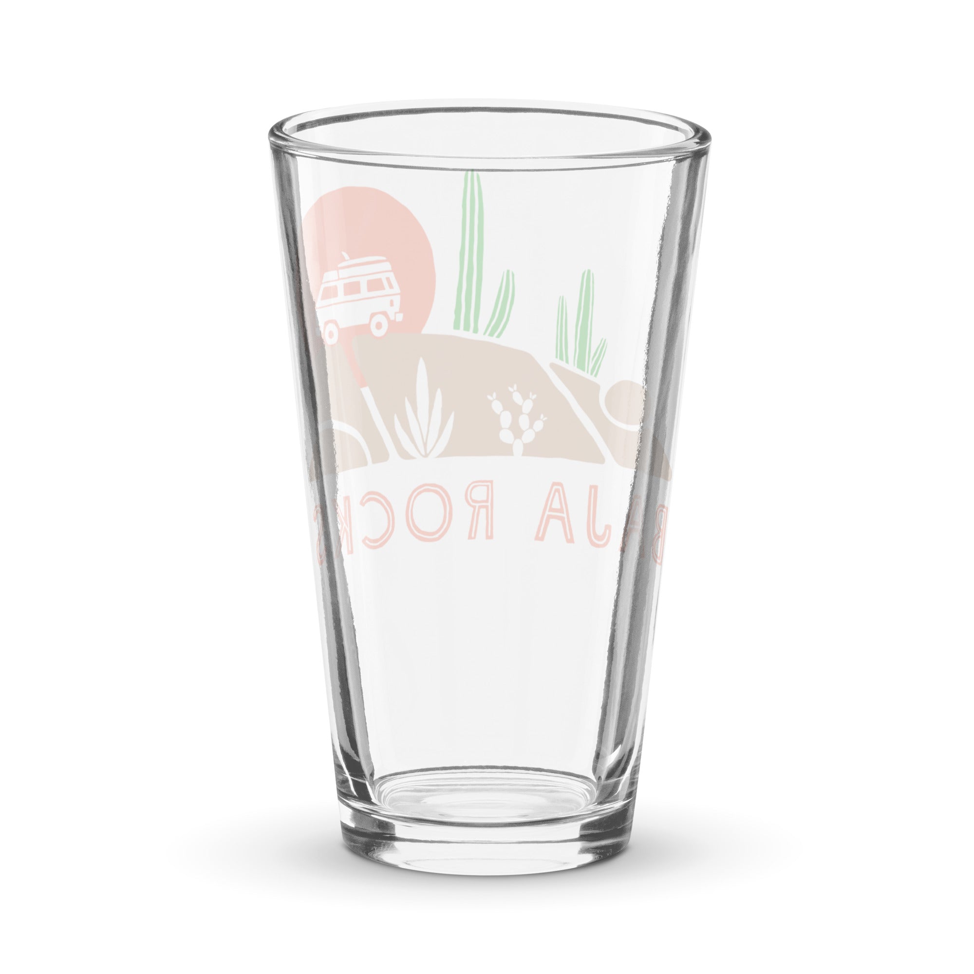 Baja Rocks Shaker Pint Glass - OVERLANDERS Outfitter
