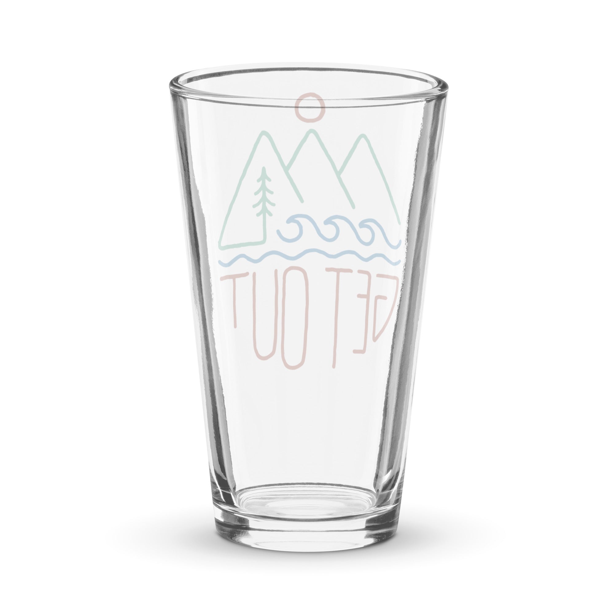 Get Out Shaker Pint Glass - OVERLANDERS Outfitter