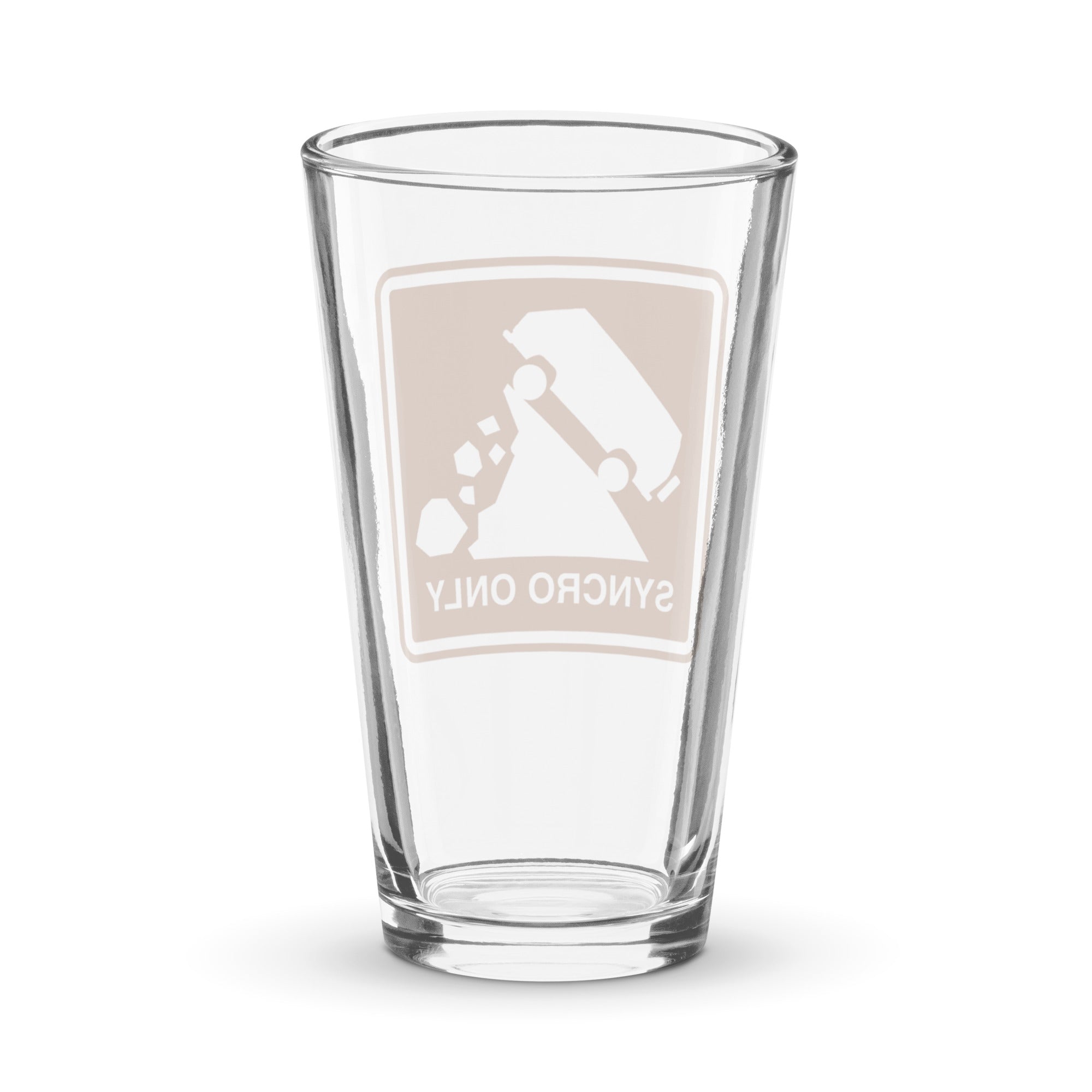 Syncro Only Shaker Pint Glass - OVERLANDERS Outfitter