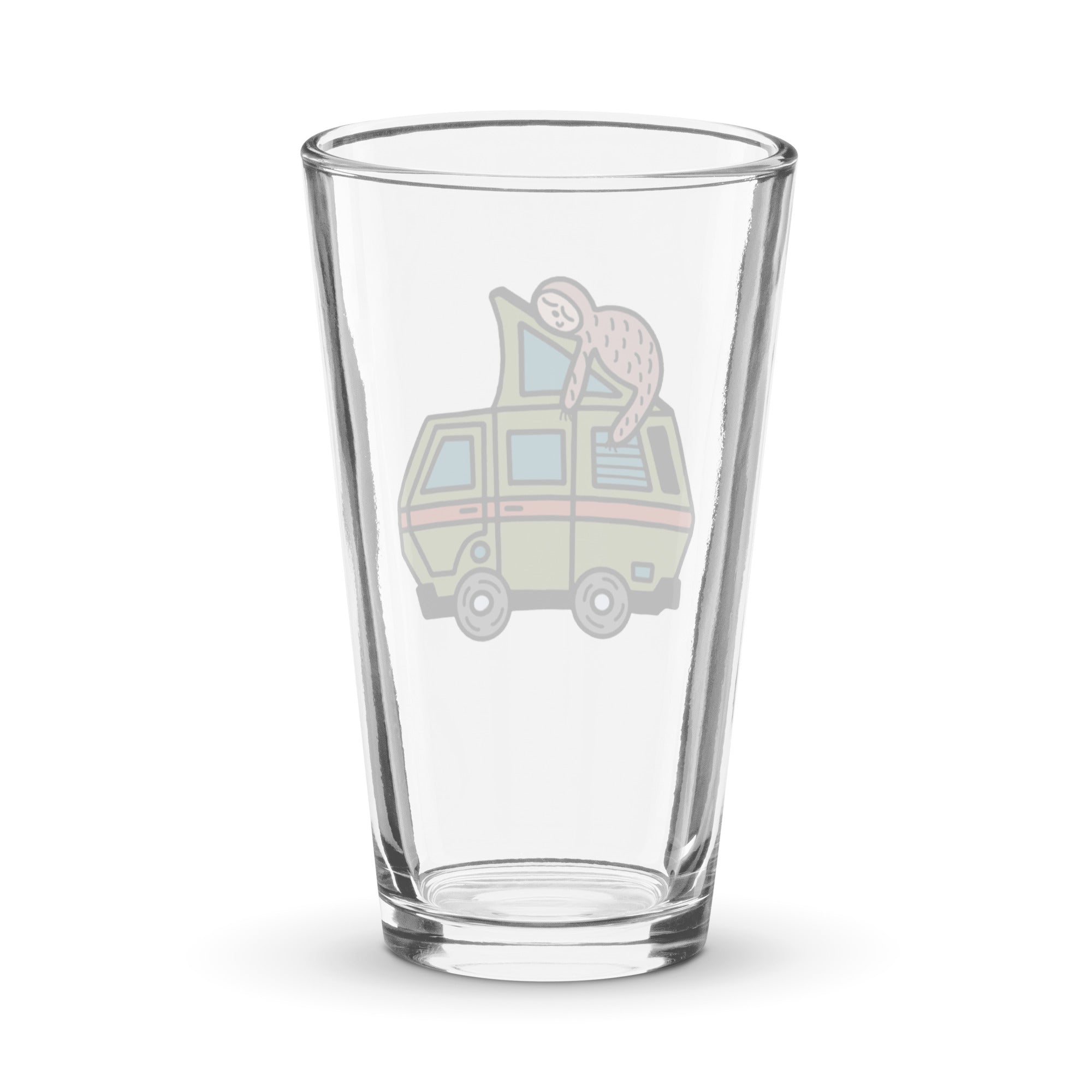 Stewie Sloth Shaker Pint Glass - OVERLANDERS Outfitter