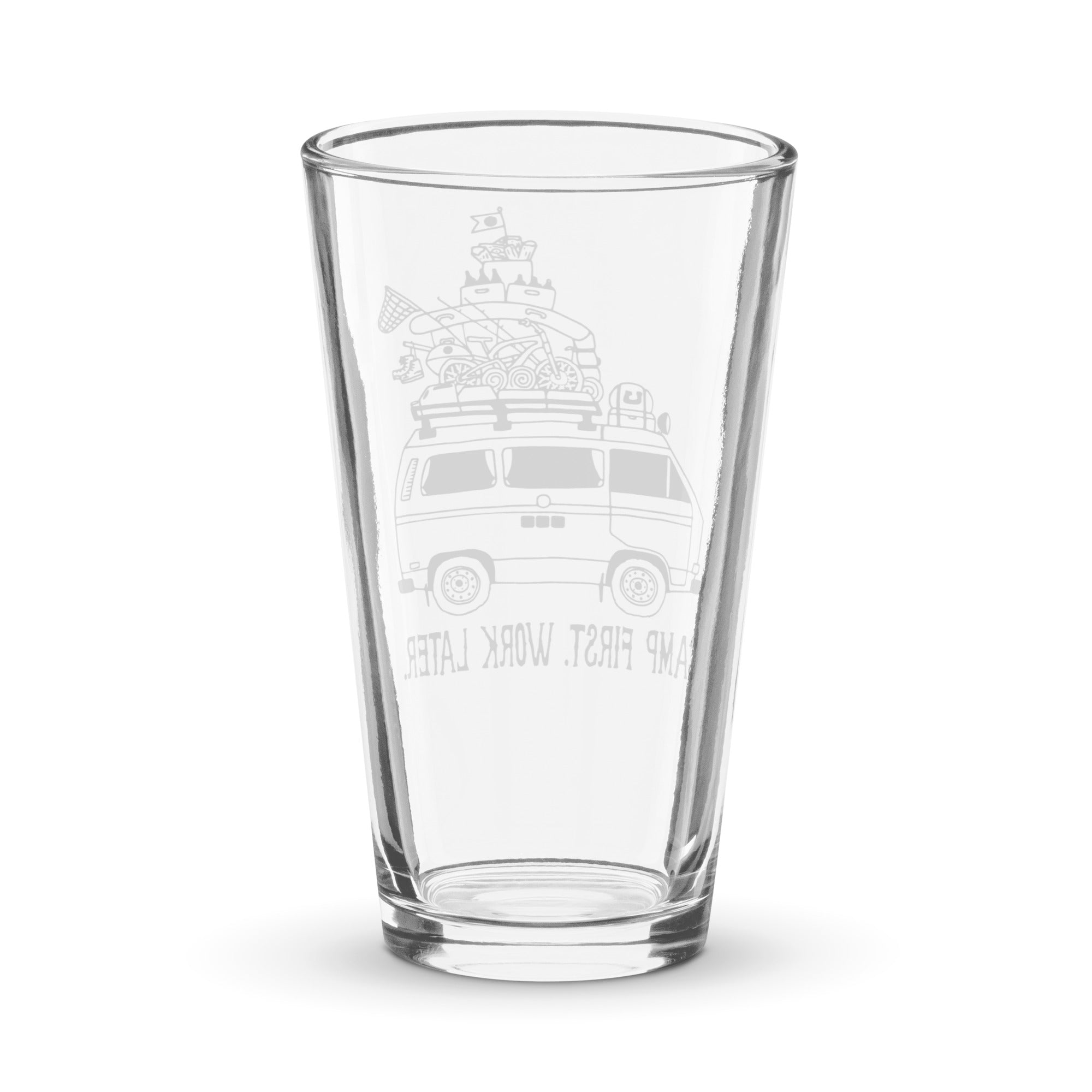 RAD Vanagon Shaker Pint Glass - OVERLANDERS Outfitter