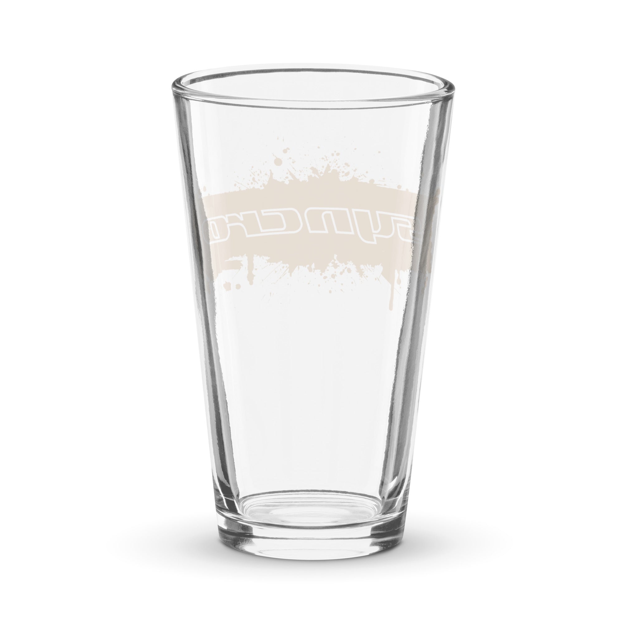 Syncro Splatter Shaker Pint Glass - OVERLANDERS Outfitter