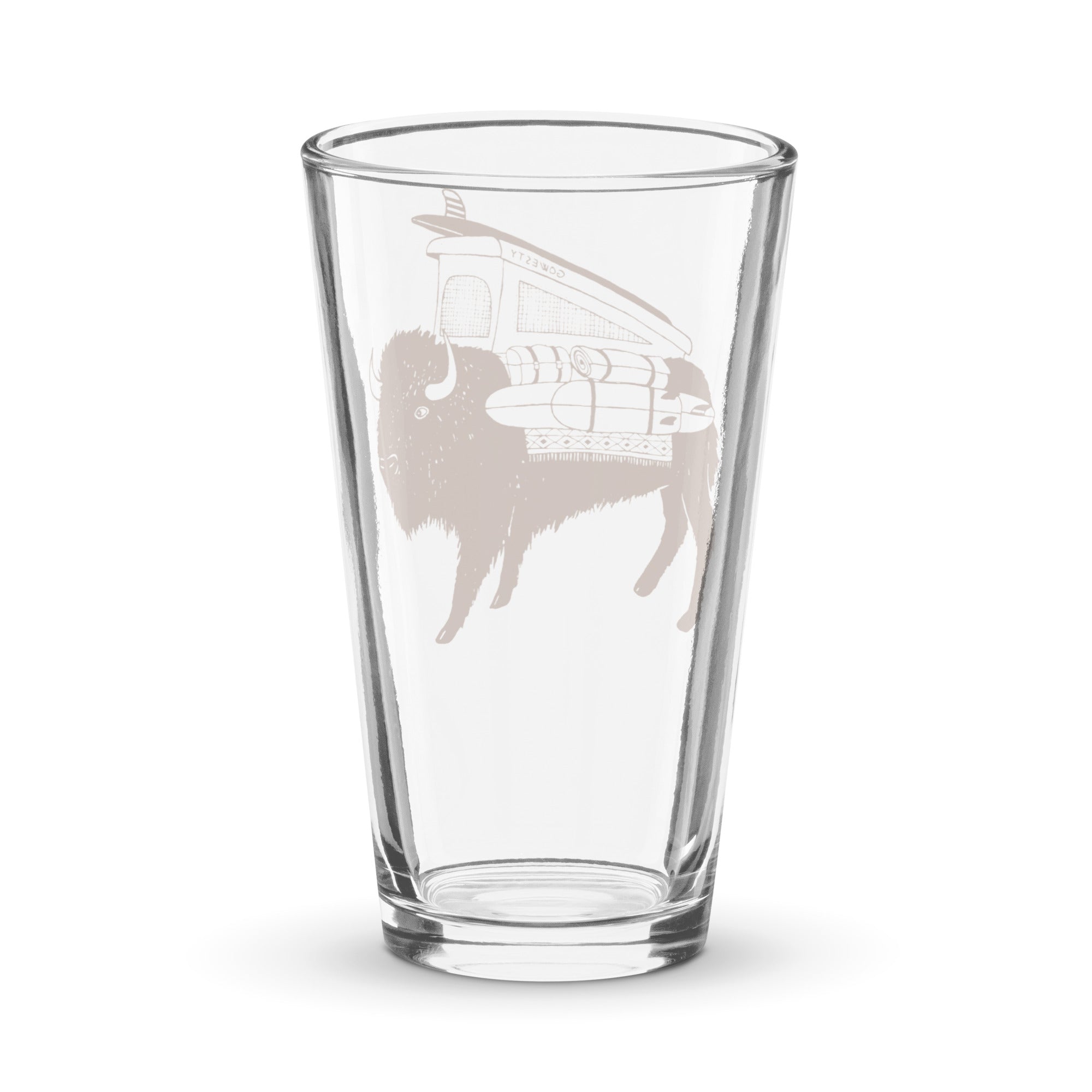 Buffalo Roam Shaker Pint Glass - OVERLANDERS Outfitter