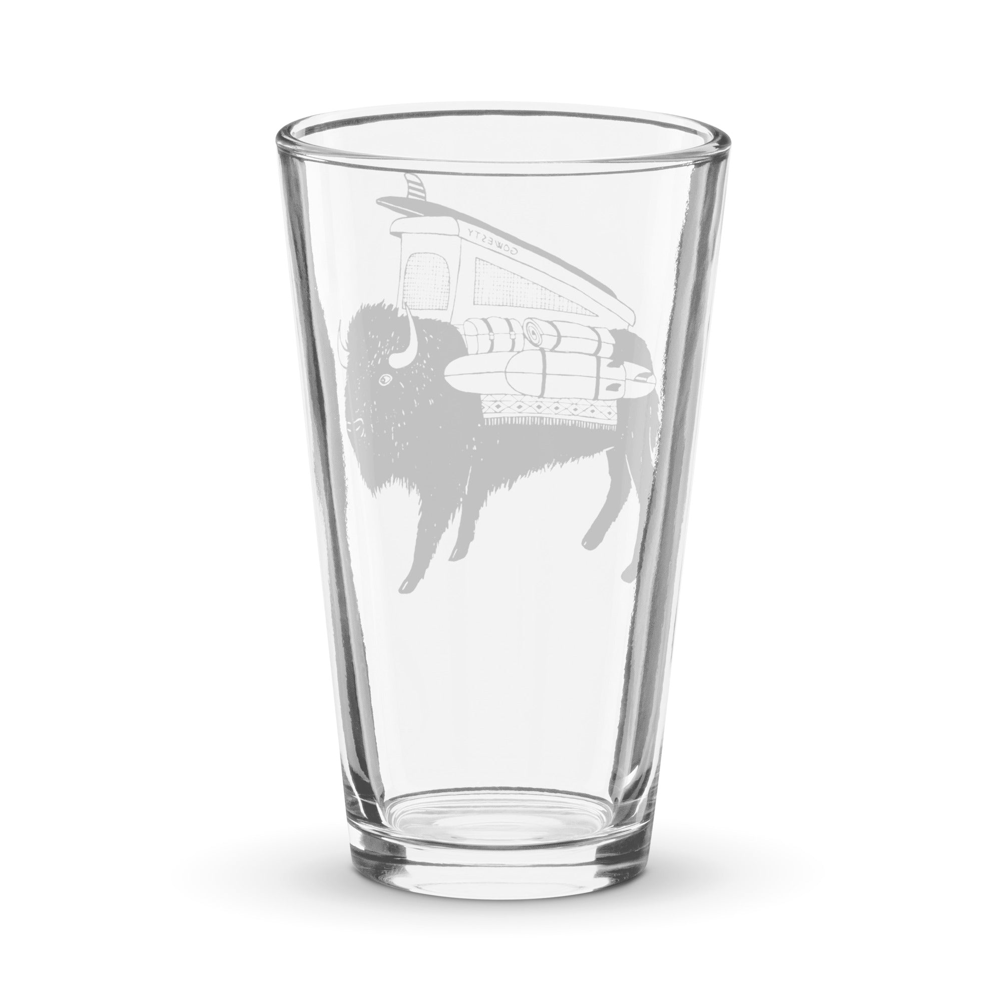 Buffalo Roam Shaker Pint Glass - OVERLANDERS Outfitter