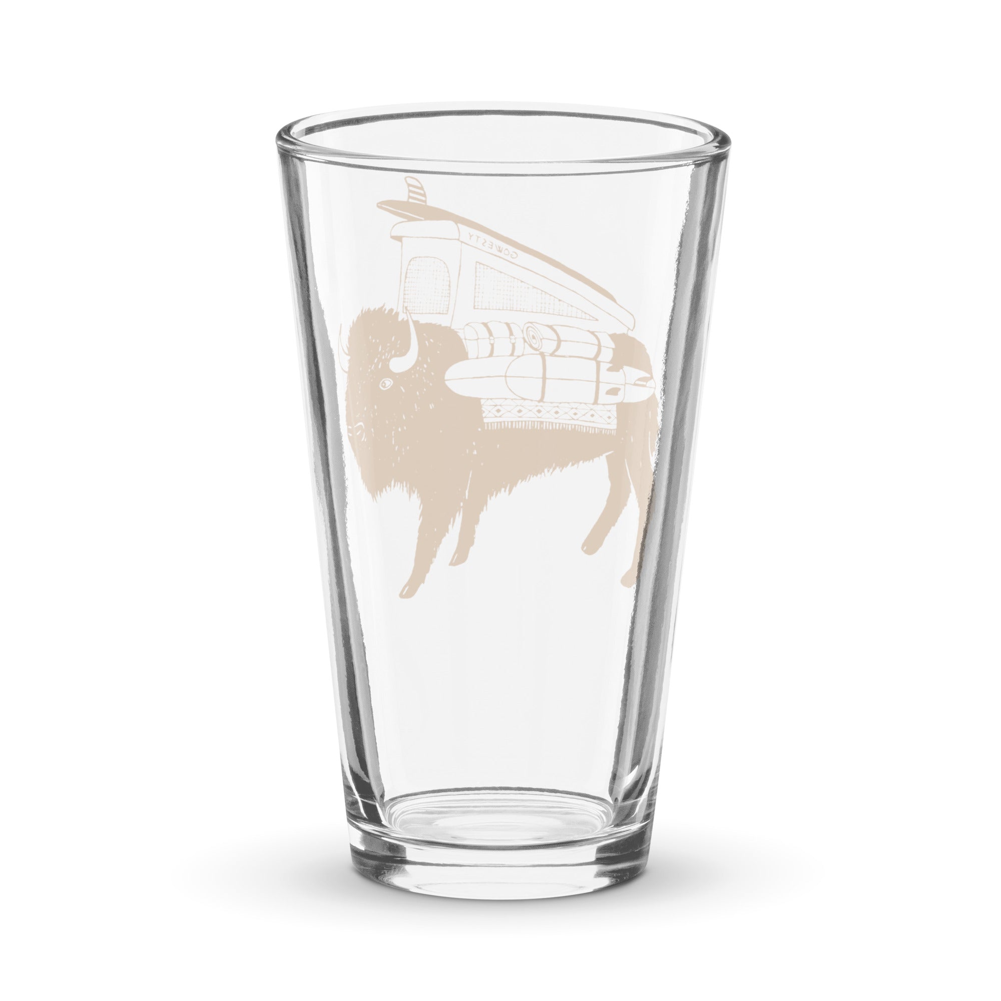 Buffalo Roam Shaker Pint Glass - OVERLANDERS Outfitter