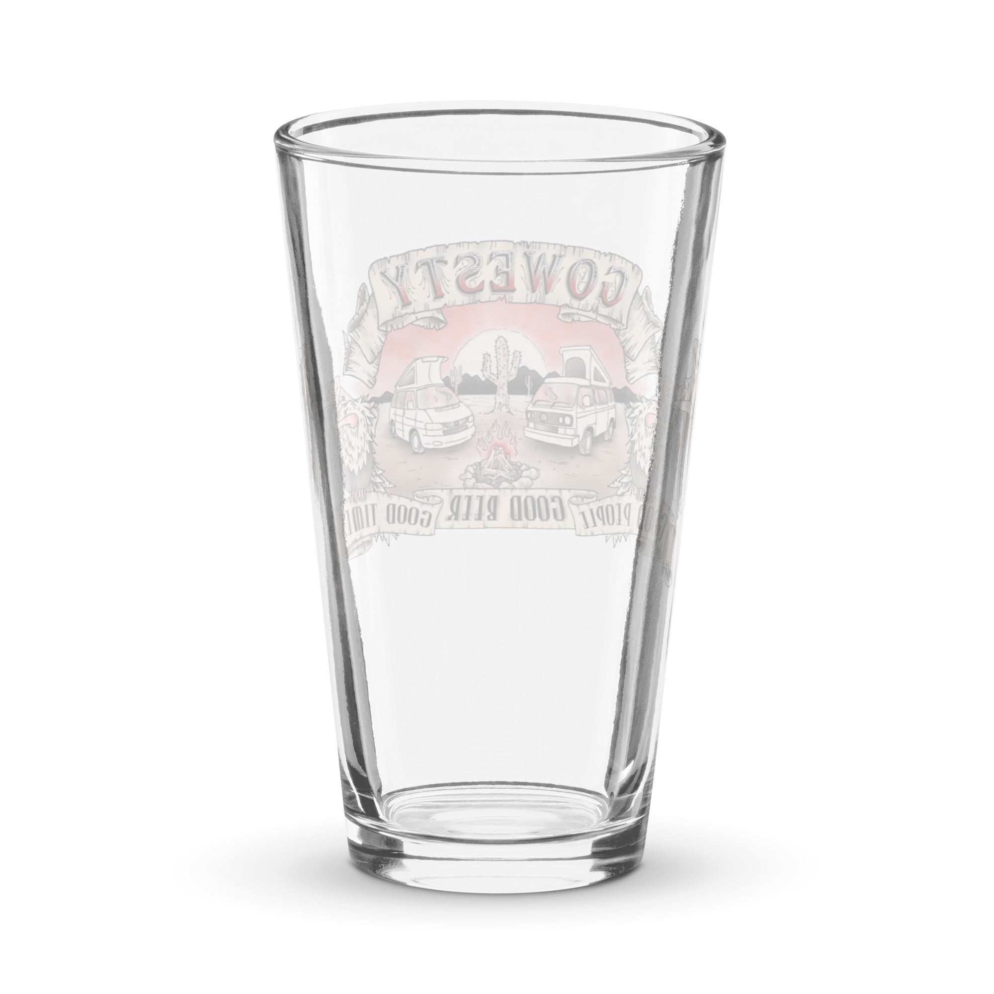 Desert Vulture Shaker Pint Glass - OVERLANDERS Outfitter