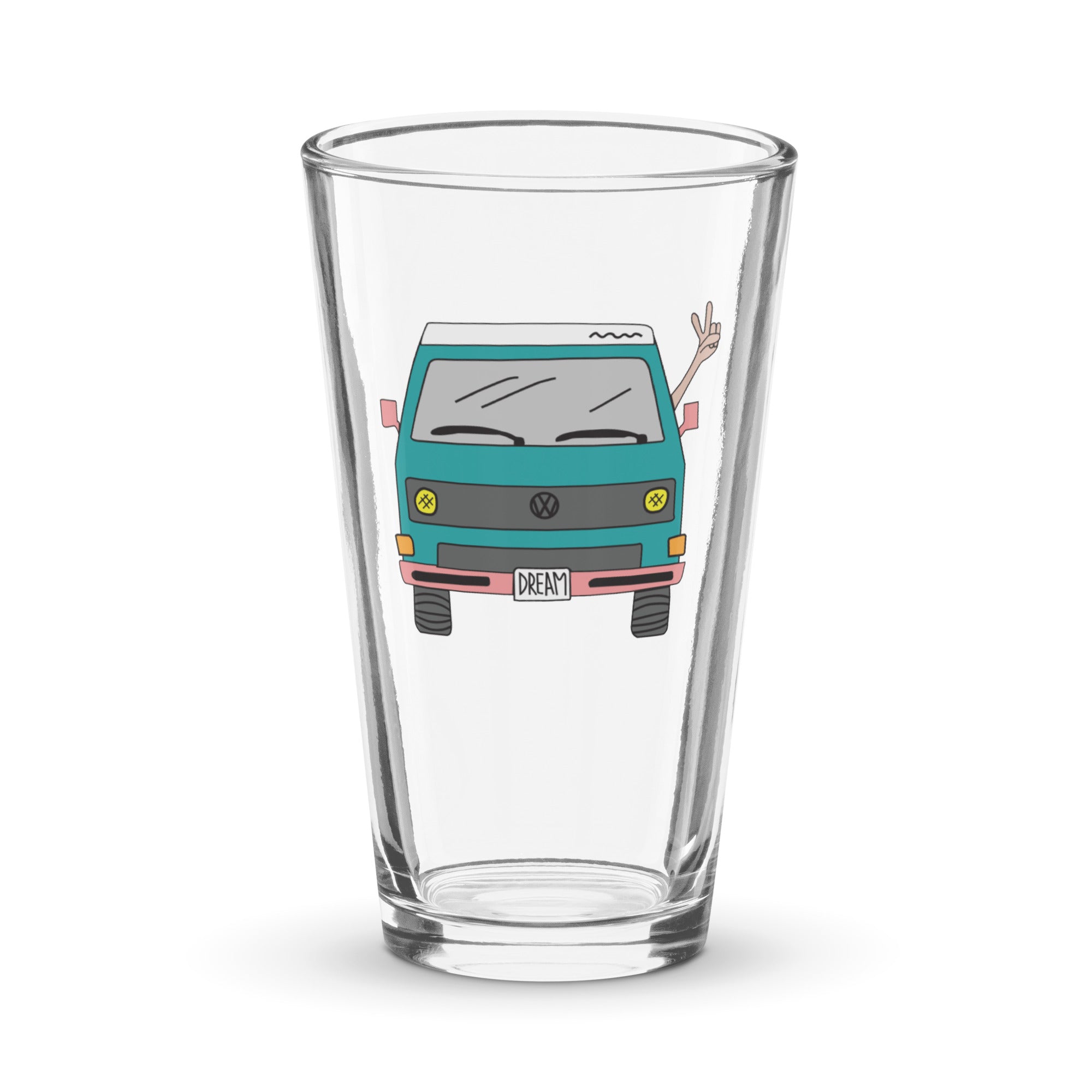 Dream Machine Shaker Pint Glass - OVERLANDERS Outfitter
