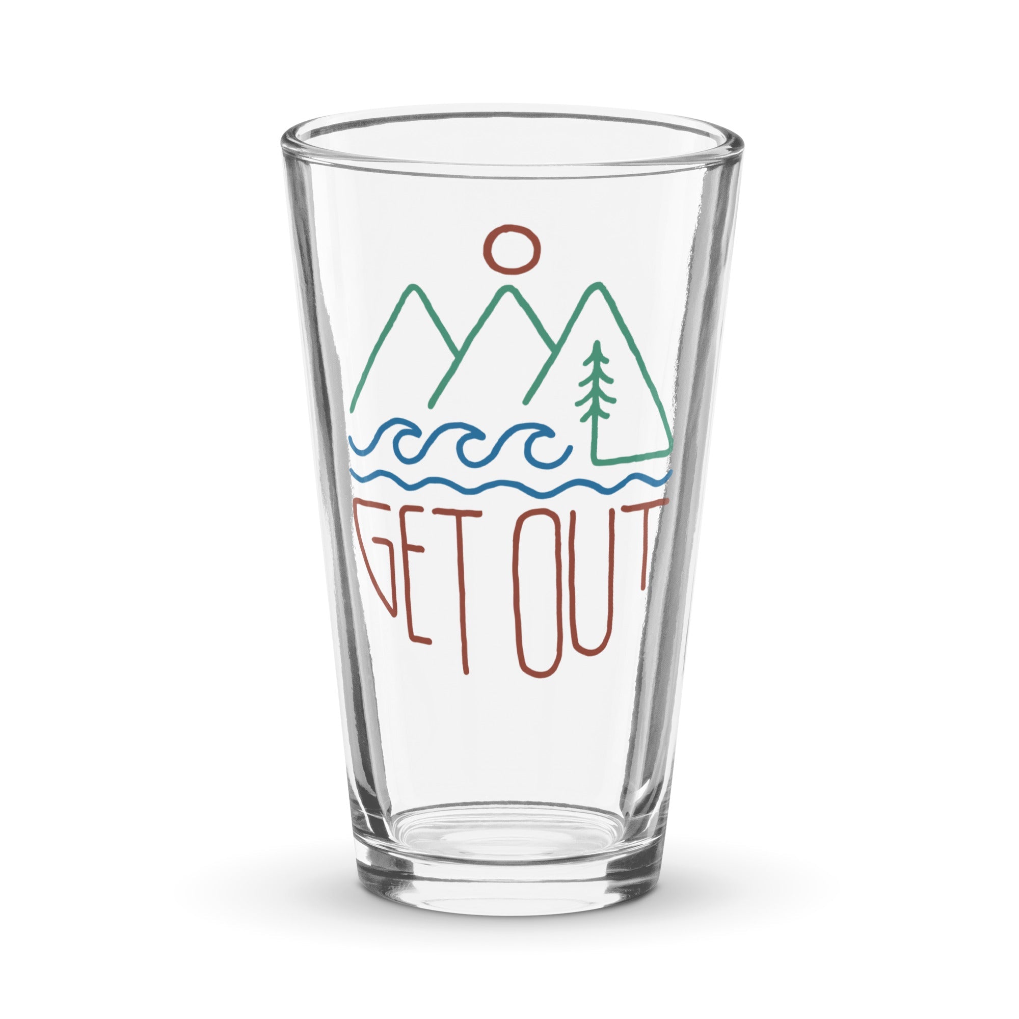 Get Out Shaker Pint Glass - OVERLANDERS Outfitter