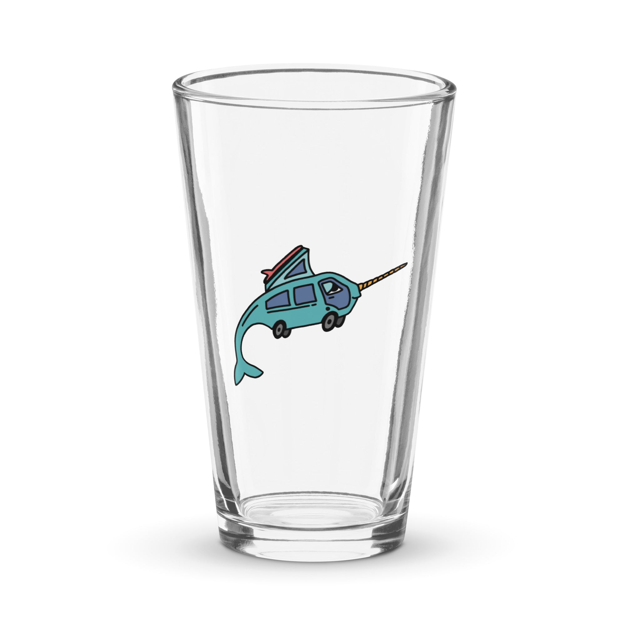 Narwhal Ned Shaker Pint Glass - OVERLANDERS Outfitter