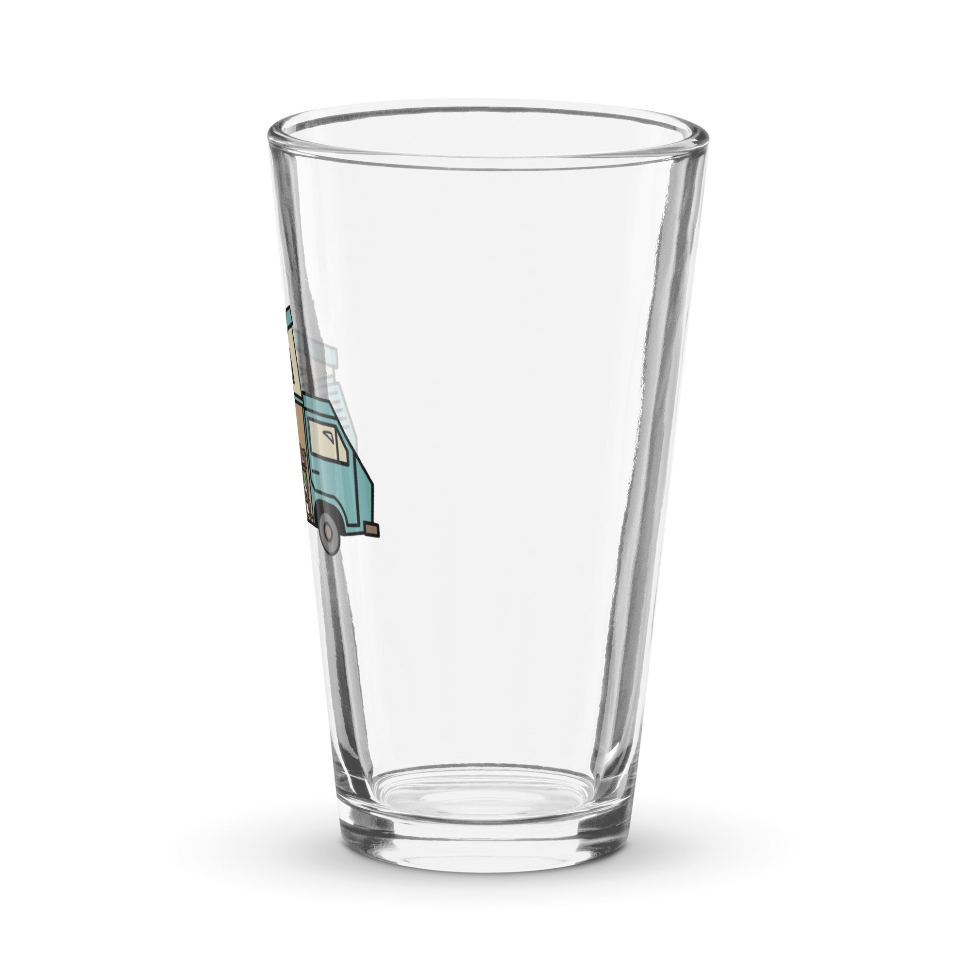 Dog in Van Shaker Pint Glass - OVERLANDERS Outfitter