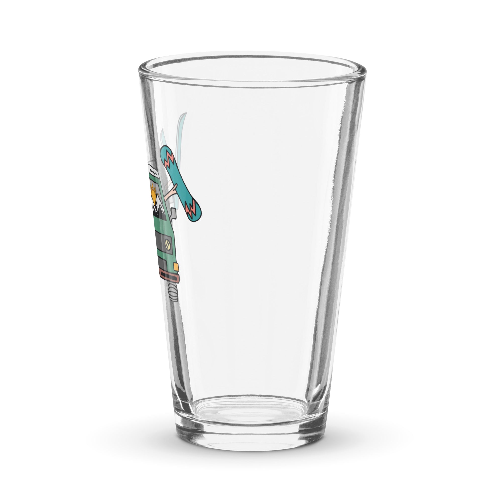 Shred Van Shaker Pint Glass - OVERLANDERS Outfitter
