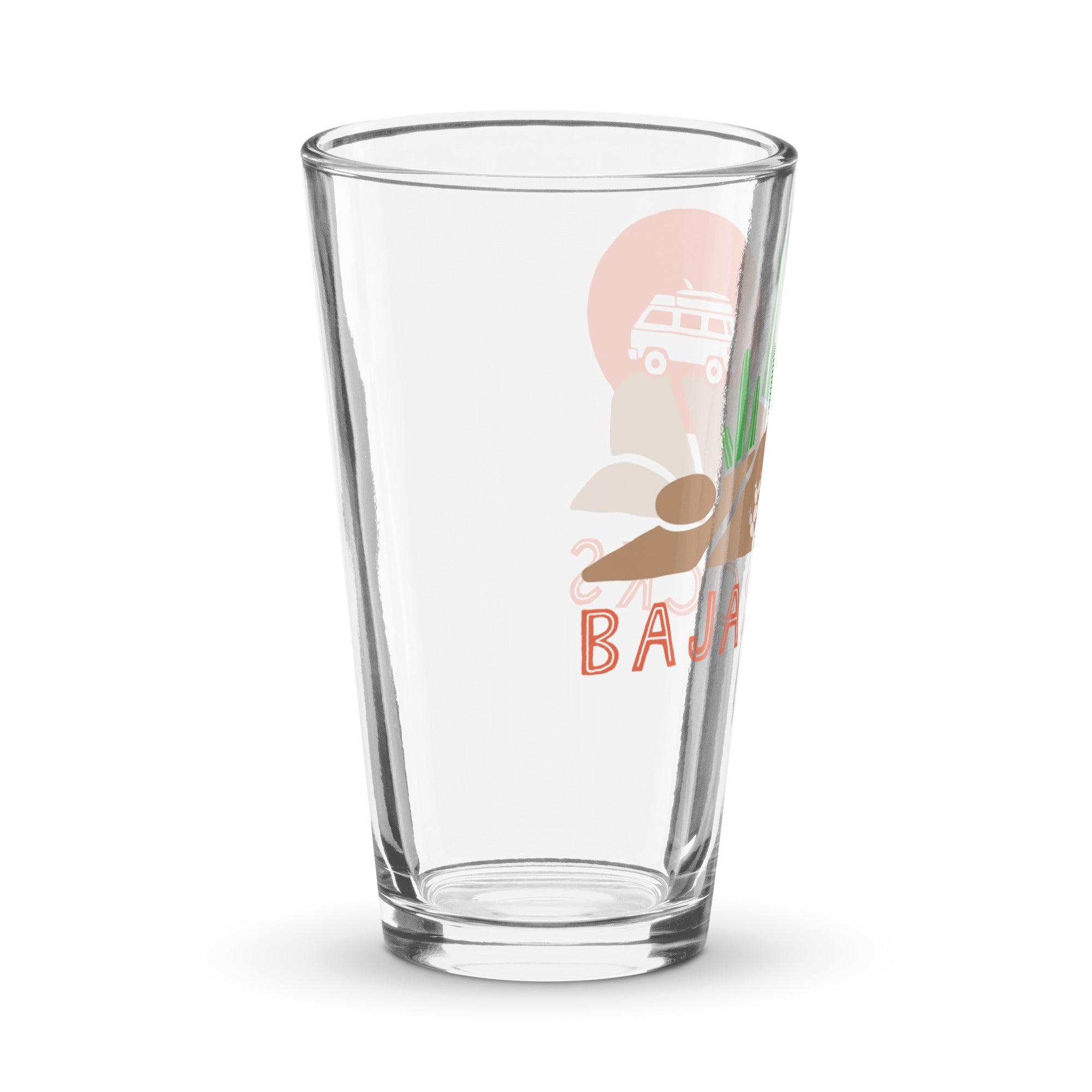 Baja Rocks Shaker Pint Glass - OVERLANDERS Outfitter