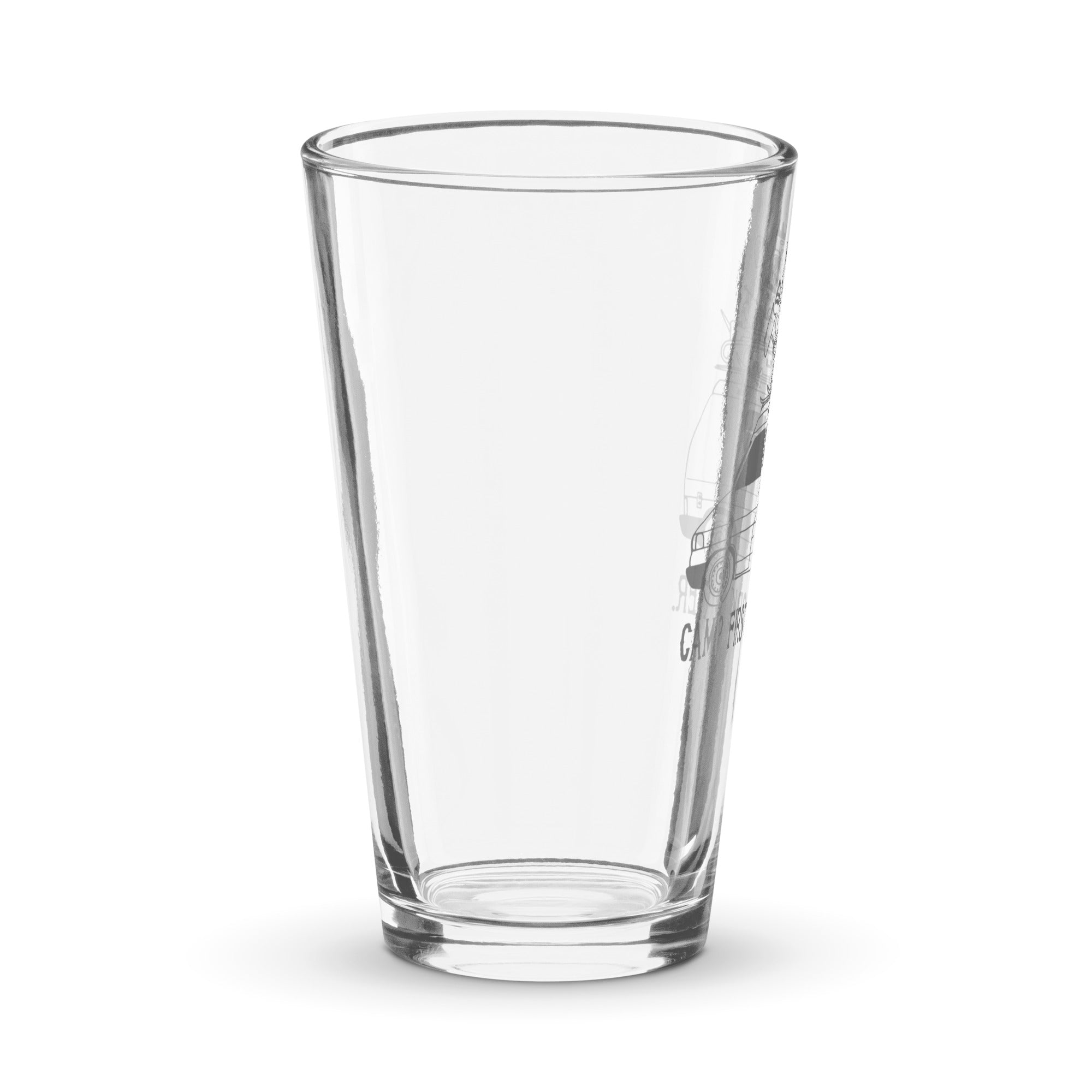Rad Eurovan Shaker Pint Glass - OVERLANDERS Outfitter