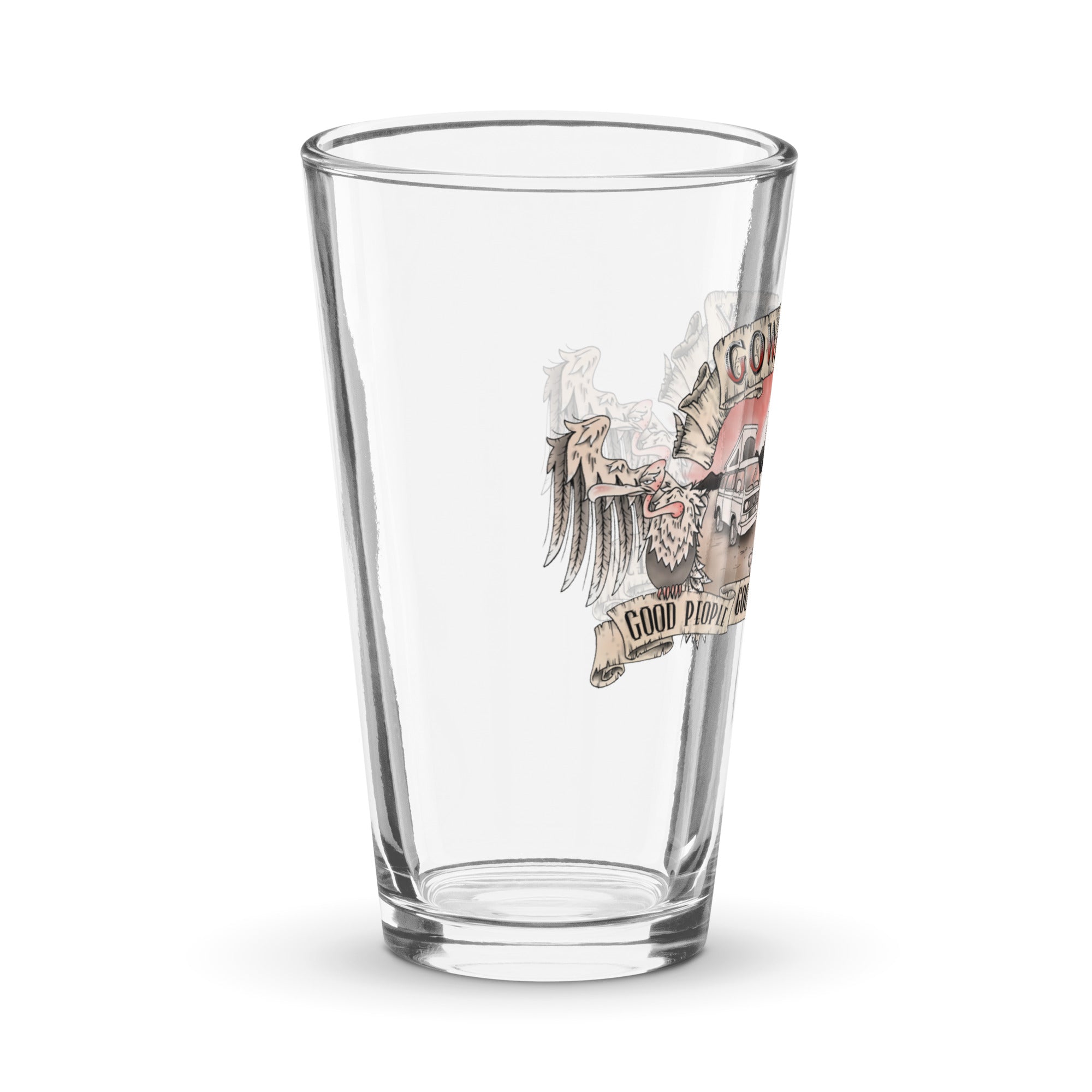 Desert Vulture Shaker Pint Glass - OVERLANDERS Outfitter