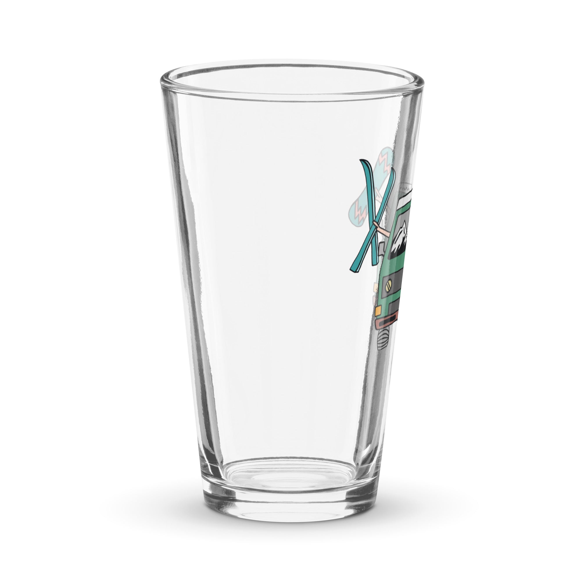 Shred Van Shaker Pint Glass - OVERLANDERS Outfitter