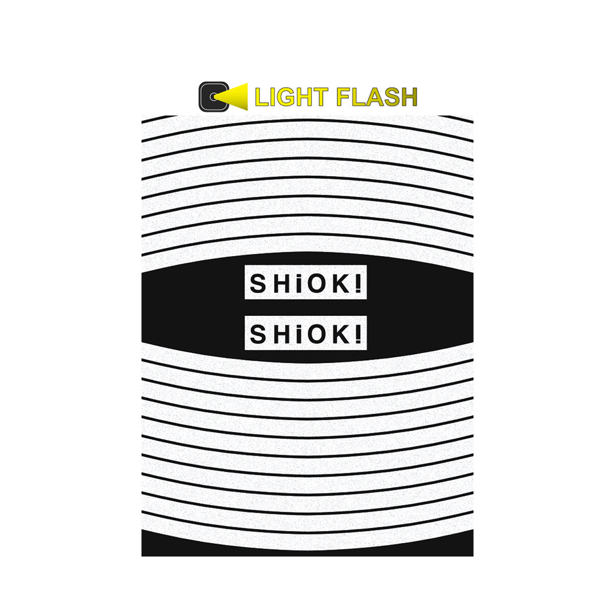 White SHIOK Straight Rim Reflectives by ZEITBIKE, glowing safety reflectors mounted on bicycle rim for visibility at night.