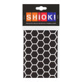 ZEITBIKE SHIOK Honeycomb Frame Reflectives on black bicycle frame for enhanced visibility and safety.