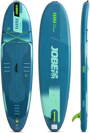 Backcountry Sportsman Yarra 10.6 Steel Blue inflatable kayak ready for water with secure seating and durable construction