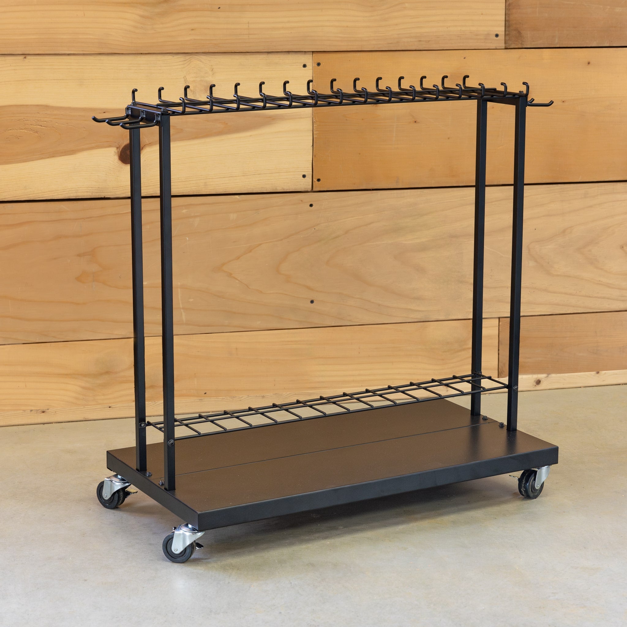 Shovel Shuttle | Rolling Garden Tool Organizer - OVERLANDERS Outfitter