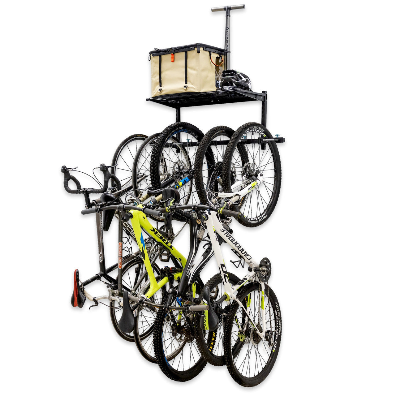 Bike Rack & Shelf | G-Bike Wire Shelf | Holds 5 Bikes - OVERLANDERS Outfitter