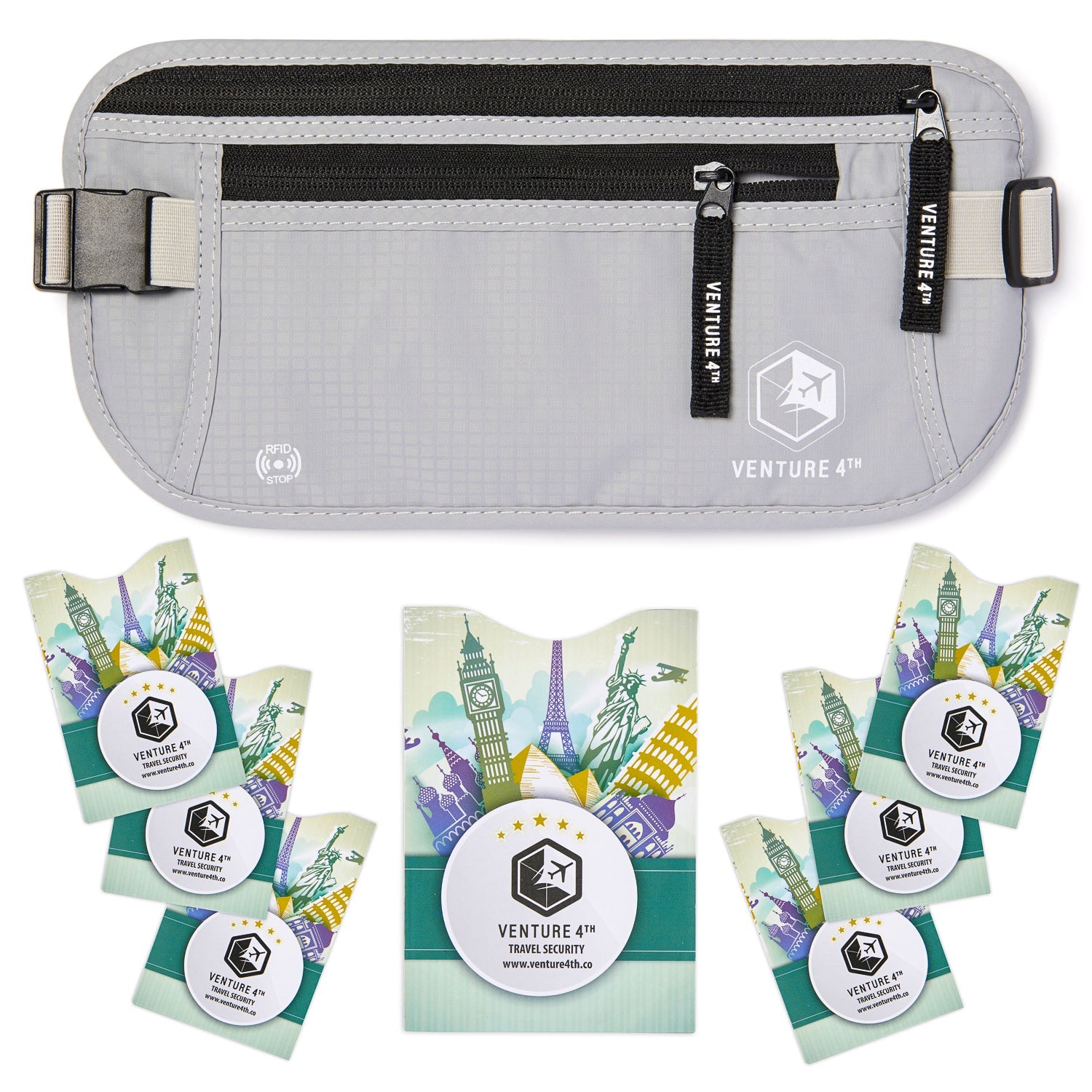 Travel Money Belt + RFID Sleeves - OVERLANDERS Outfitter