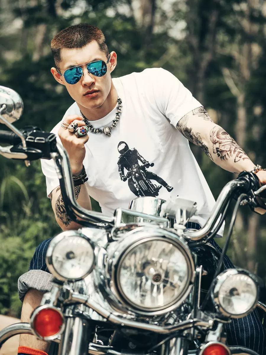 SimpleFAD™ Moto Boy/Girl T-shirt by Bean's Moto Booth featuring a casual, stylish design for kids, shown laid flat.