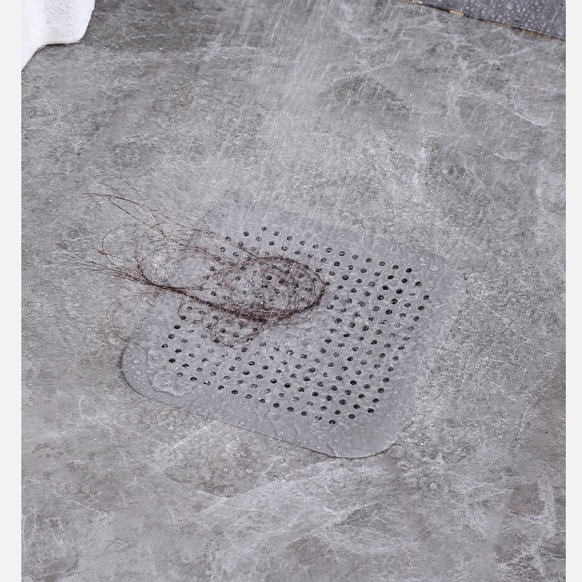 Silicone Drain Hair Catcher – Square Sink Strainer with Suction - OVERLANDERS Outfitter