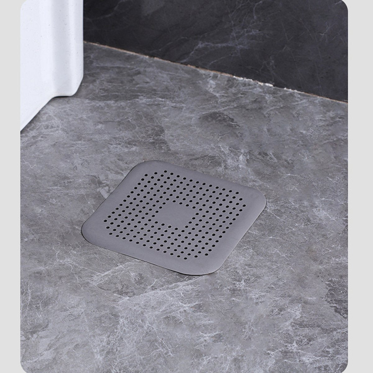Silicone Drain Hair Catcher – Square Sink Strainer with Suction - OVERLANDERS Outfitter