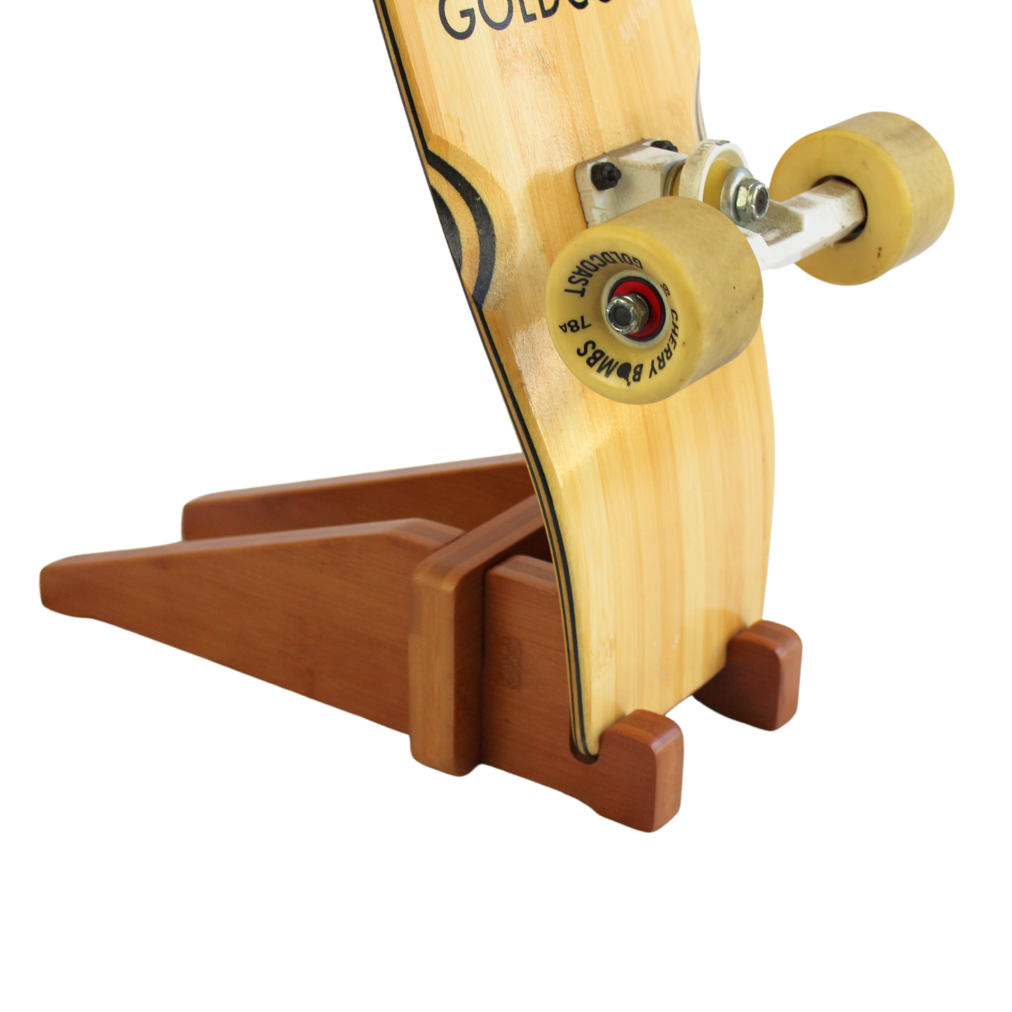 Bamboo Skateboard Floor Stand - OVERLANDERS Outfitter
