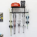Lone Peak Ski Rack + Shelf | Adjustable Wall Storage System | Holds 5 Pairs of Skis - OVERLANDERS Outfitter