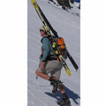 Pair of Light Hiking Gear ski straps for securing skis during transport, made of durable material with adjustable length.