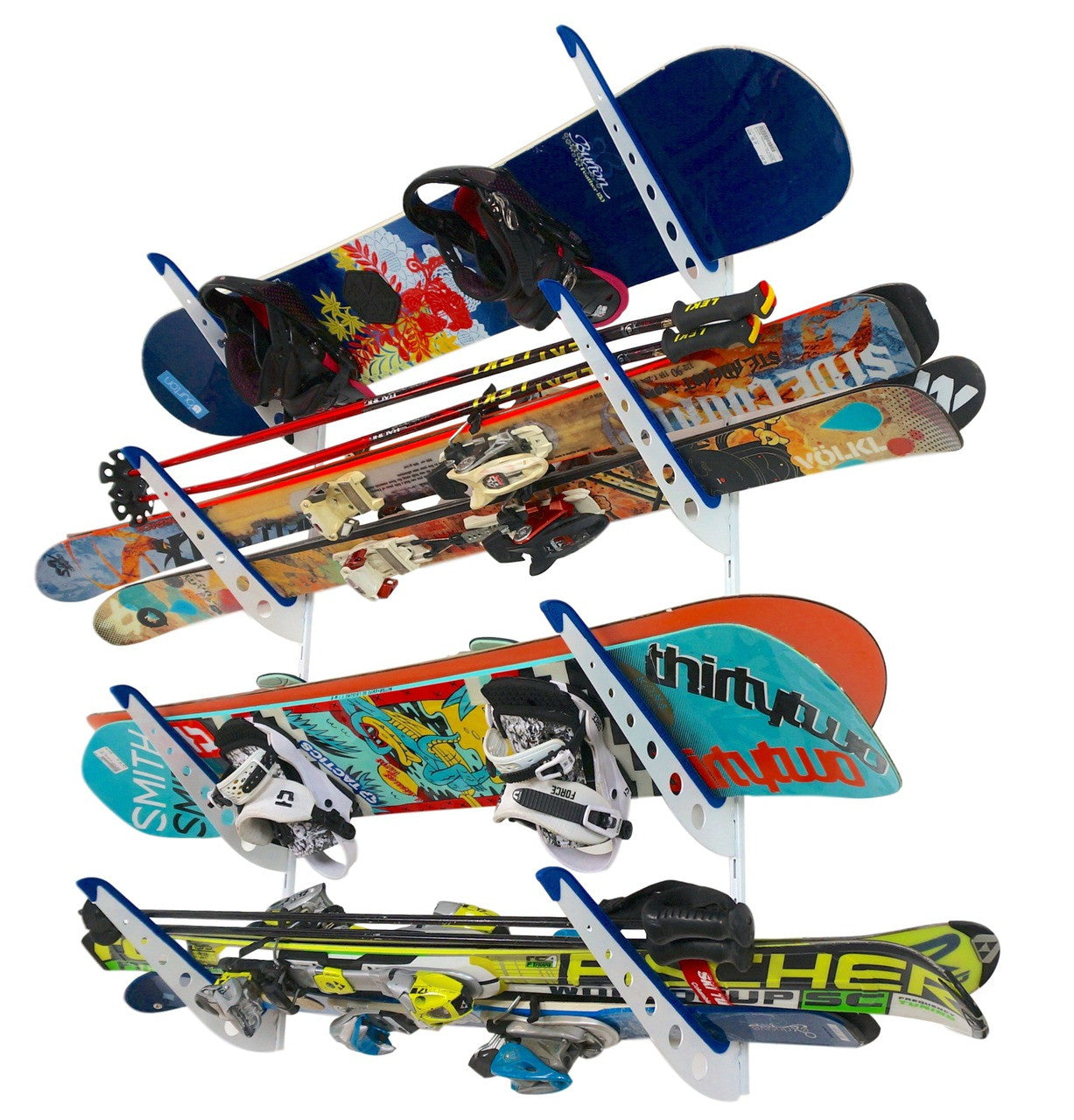 Jay Peak Ski & Snowboard Rack | Adjustable Storage XSR | 4 Levels - OVERLANDERS Outfitter