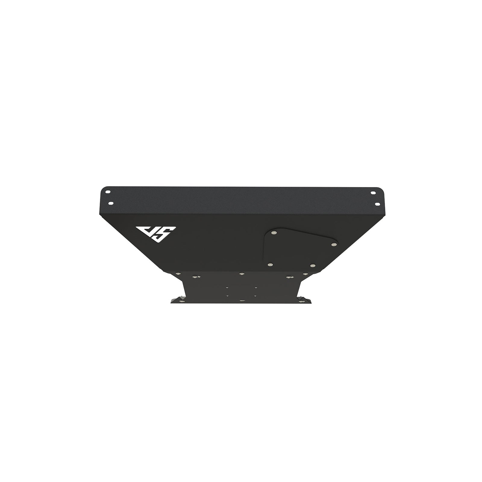 VanSpeed Sprinter skid plate from The Van Mart, showcasing durable metal construction and precise fit for vehicle protection.