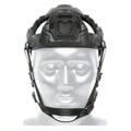 HCC Tactical Skull Mounting System for helmets and accessories, shown with mounting hardware on a tactical helmet.
