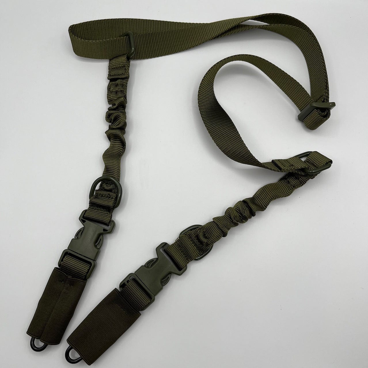 SFT2 Tactical single point bungee sling with adjustable strap and durable construction for tactical use.