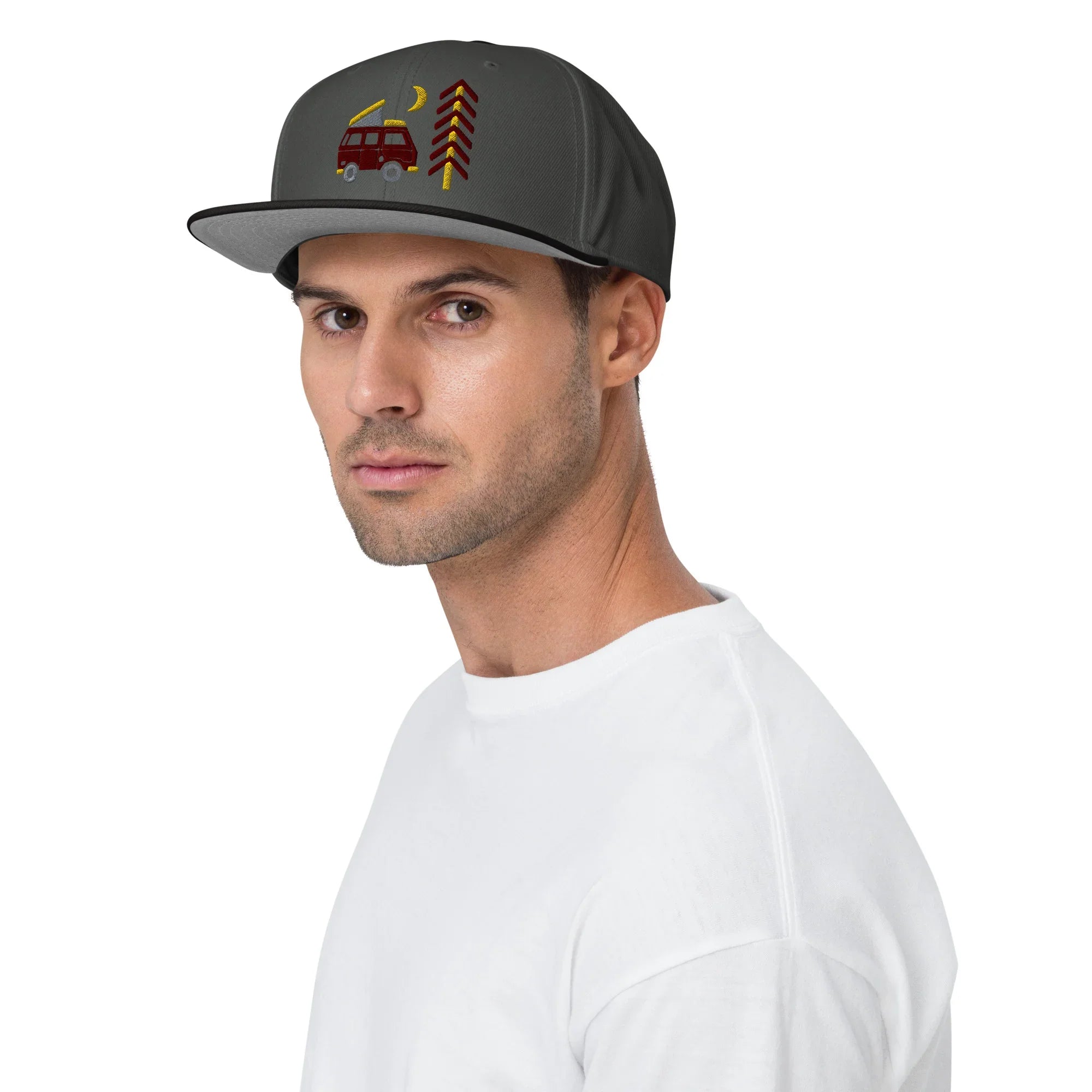 Go Outside Van & Moon Snapback Hat - OVERLANDERS Outfitter