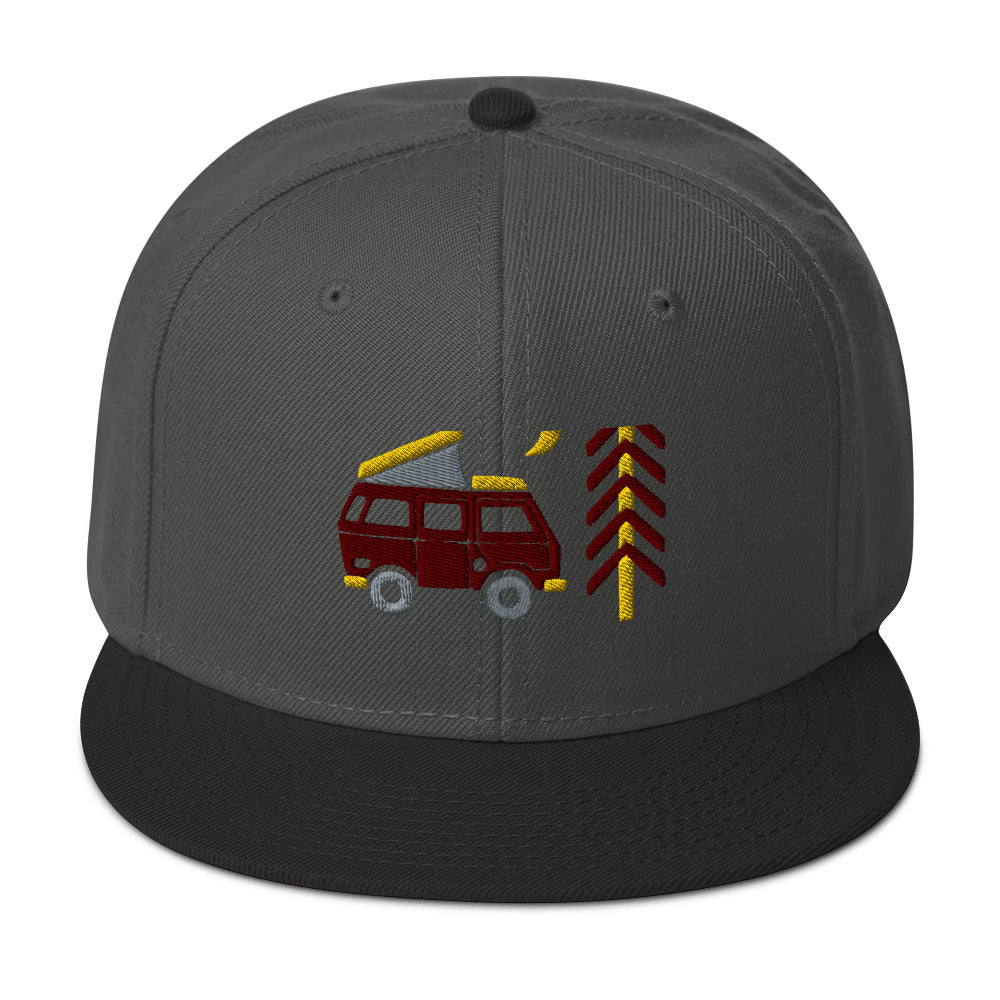 Go Outside Van & Moon Snapback Hat - OVERLANDERS Outfitter