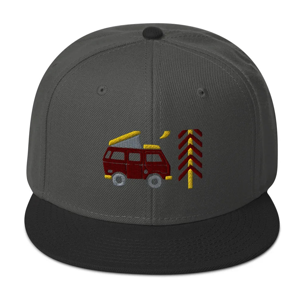 Go Outside Van & Moon Snapback Hat - OVERLANDERS Outfitter