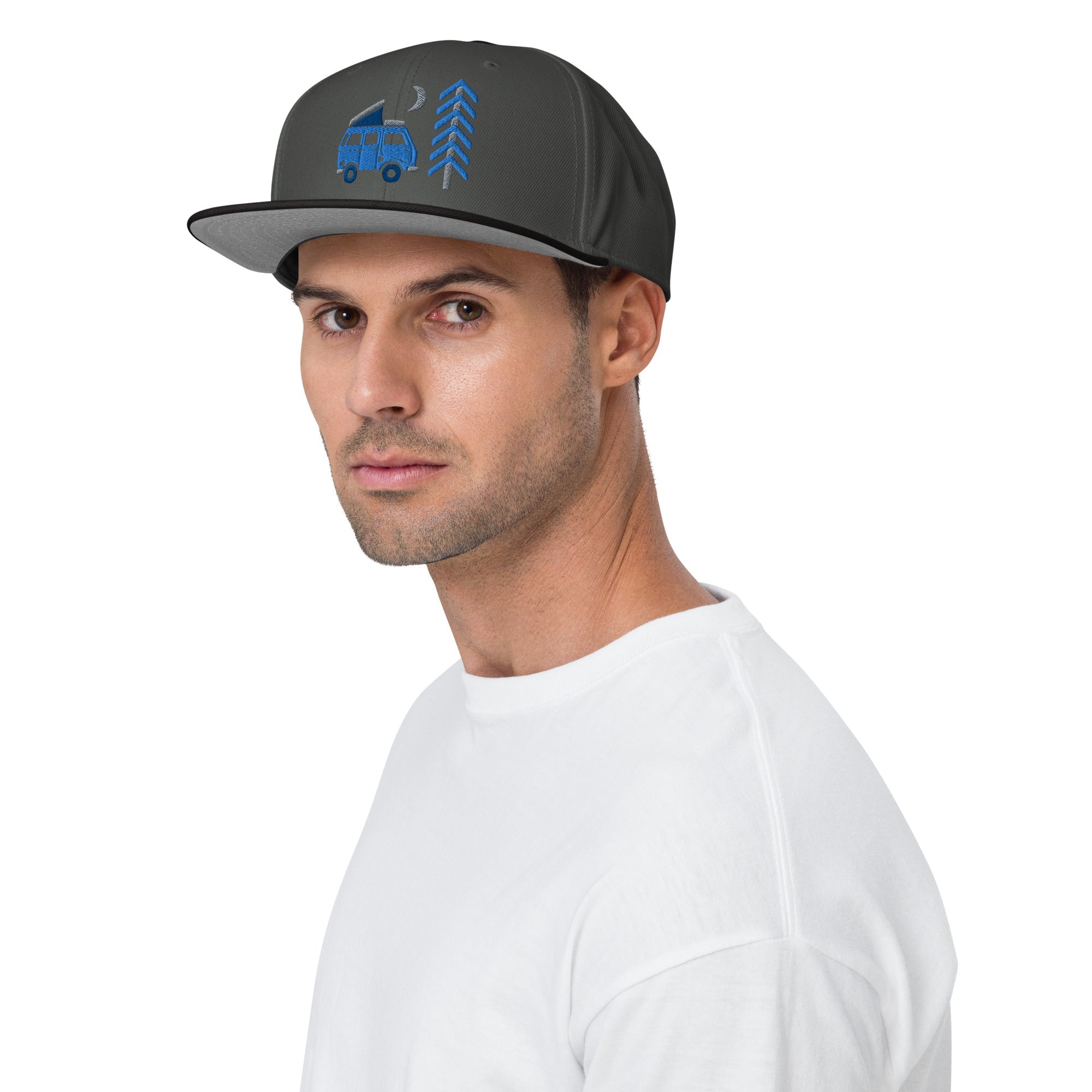 Go Outside Van & Moon Snapback Hat - OVERLANDERS Outfitter
