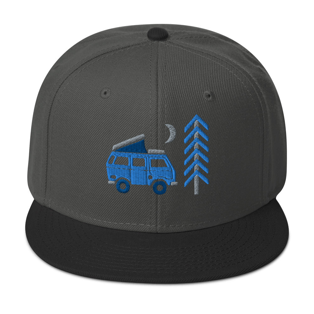 Go Outside Van & Moon Snapback Hat - OVERLANDERS Outfitter