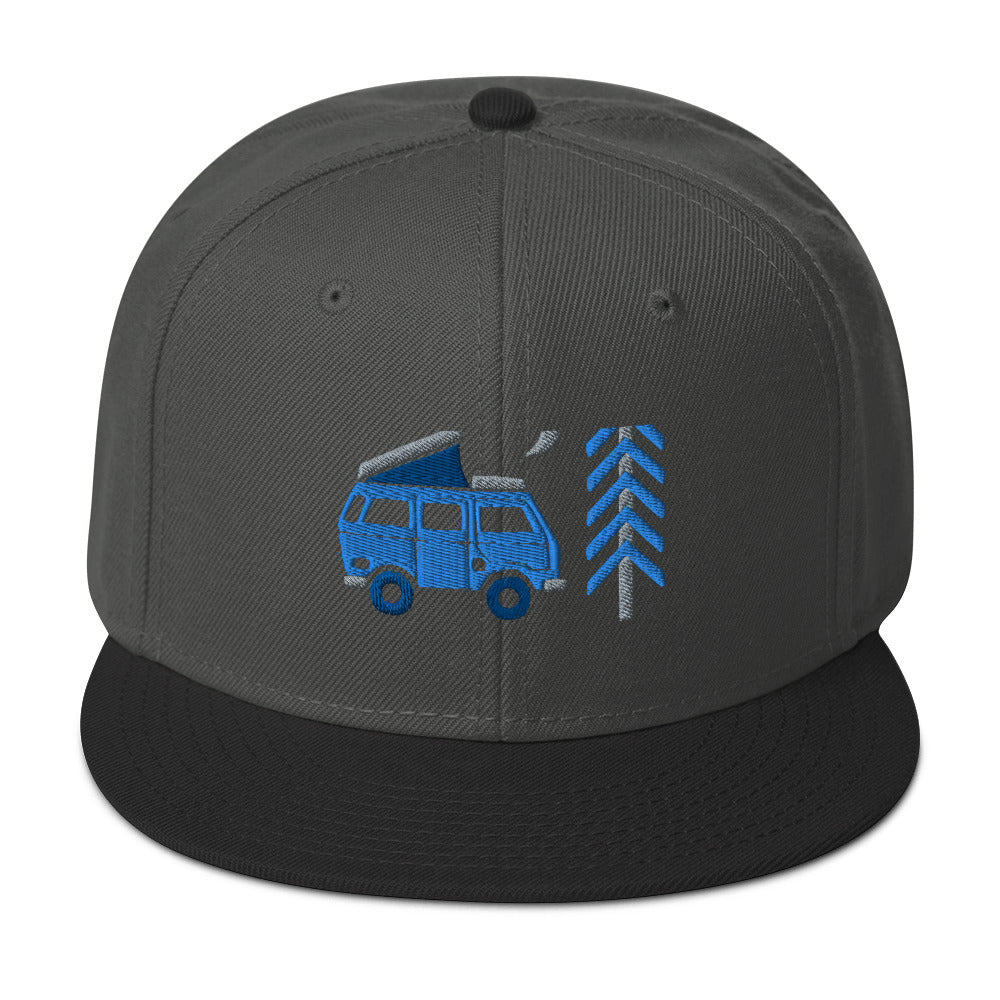 Go Outside Van & Moon Snapback Hat - OVERLANDERS Outfitter