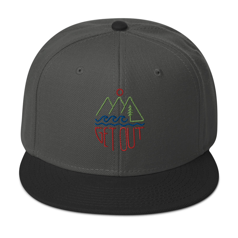 Get Out Snapback Hat - OVERLANDERS Outfitter