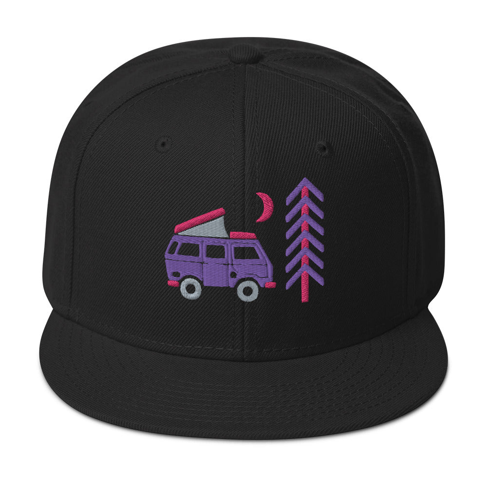 Go Outside Van & Moon Snapback Hat - OVERLANDERS Outfitter