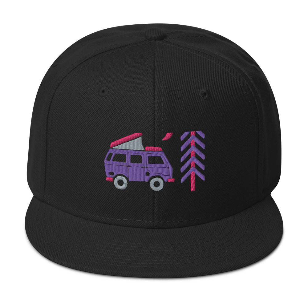Go Outside Van & Moon Snapback Hat - OVERLANDERS Outfitter