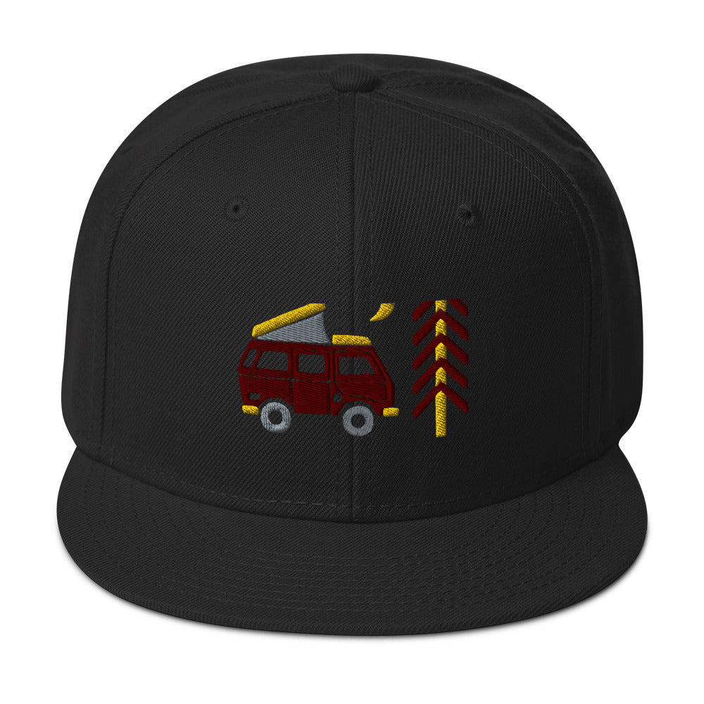 Go Outside Van & Moon Snapback Hat - OVERLANDERS Outfitter