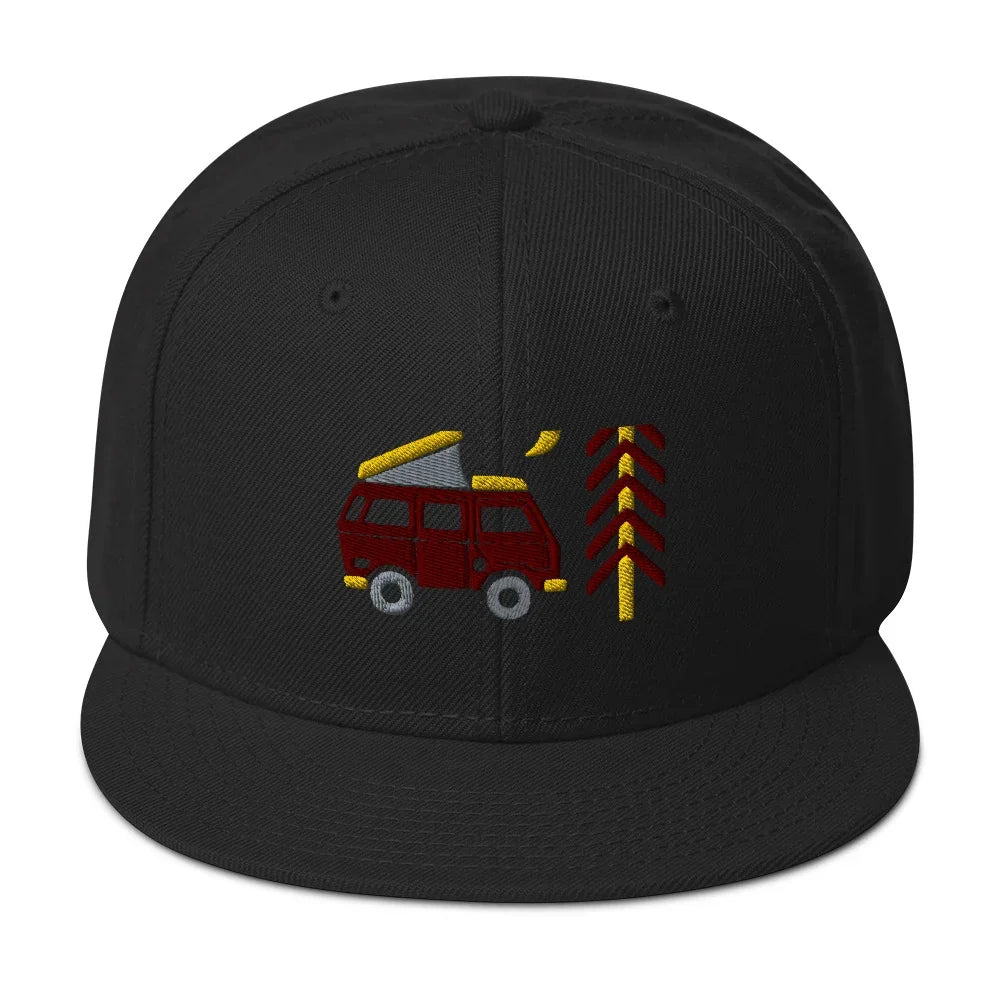 Go Outside Van & Moon Snapback Hat - OVERLANDERS Outfitter