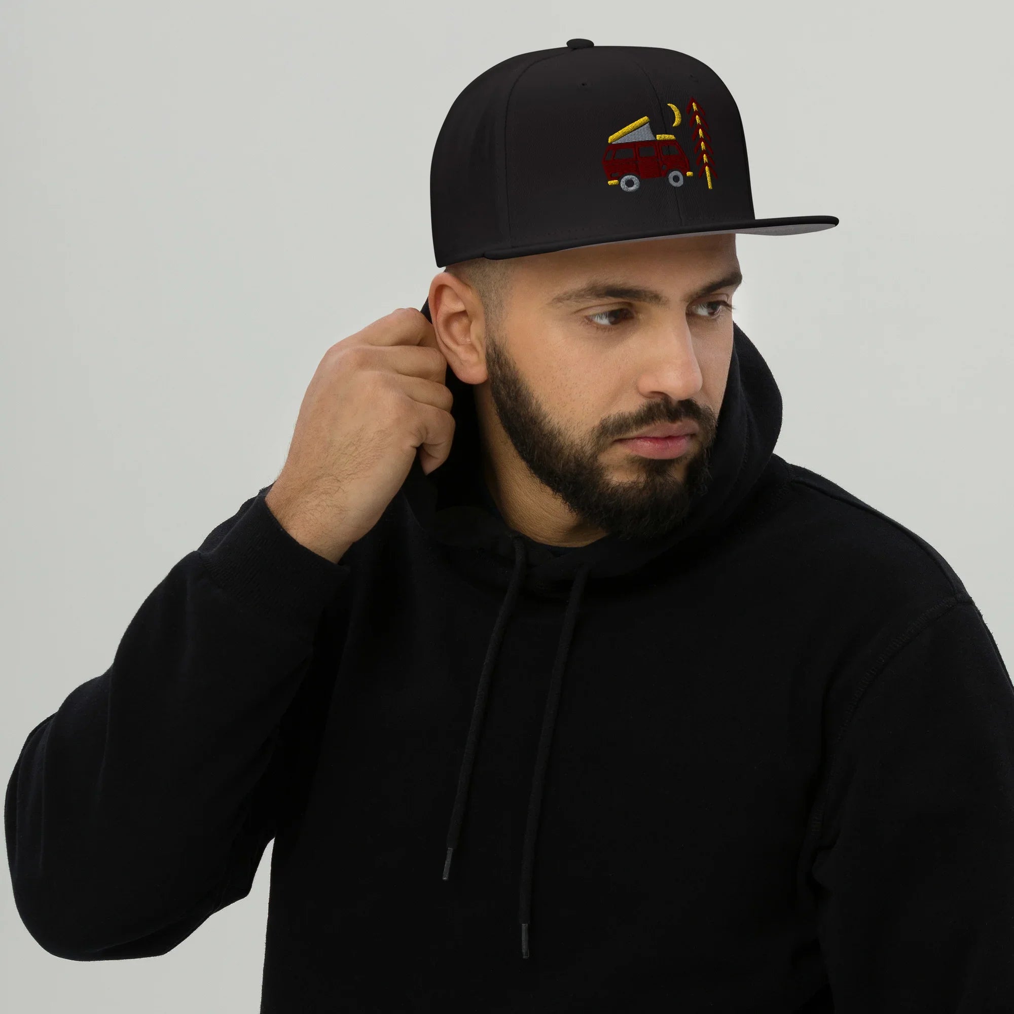 Go Outside Van & Moon Snapback Hat - OVERLANDERS Outfitter